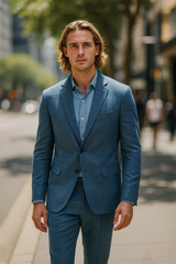 SONGA COL PRO inen Blend Stretch Suit Jacket 2357-59#