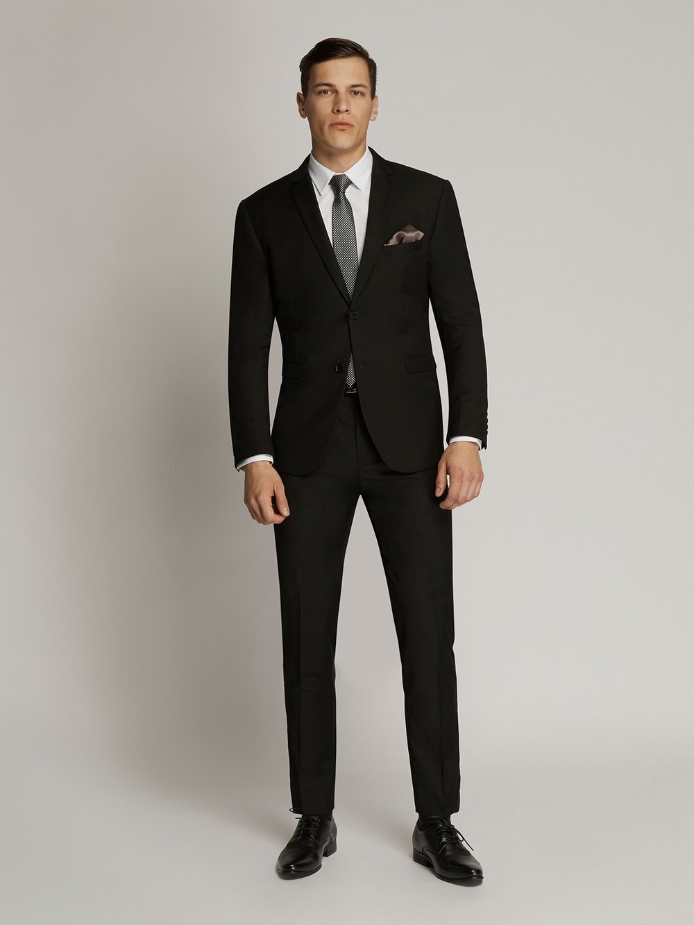 SOGNA Black Tailored Suit T128 — jacket and trousers