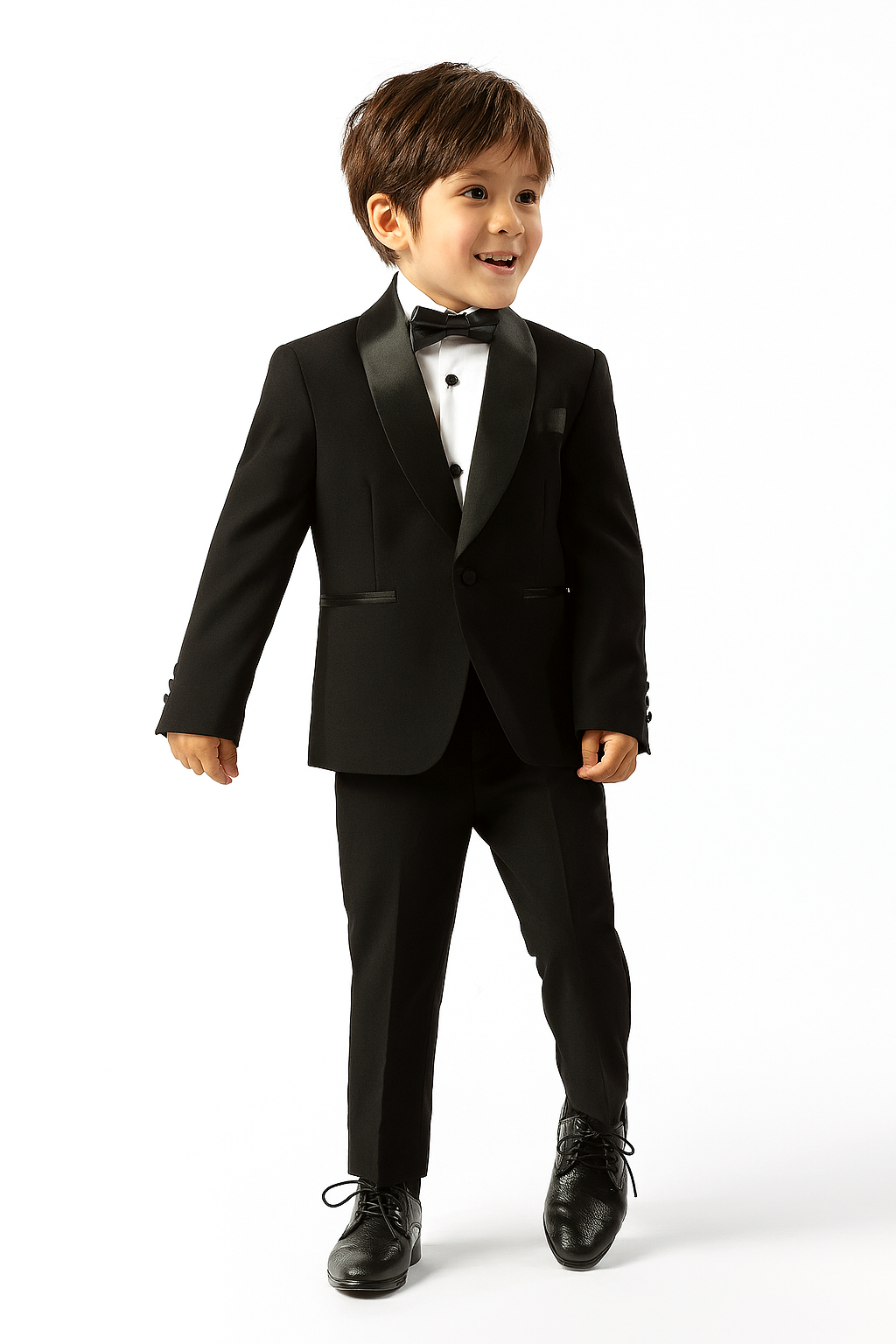 SOGNA COL Heston Fine Twill Satin Boys Suit Jacket 3208