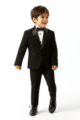 SOGNA COL Heston Fine Twill Satin Boys Suit Jacket 3208