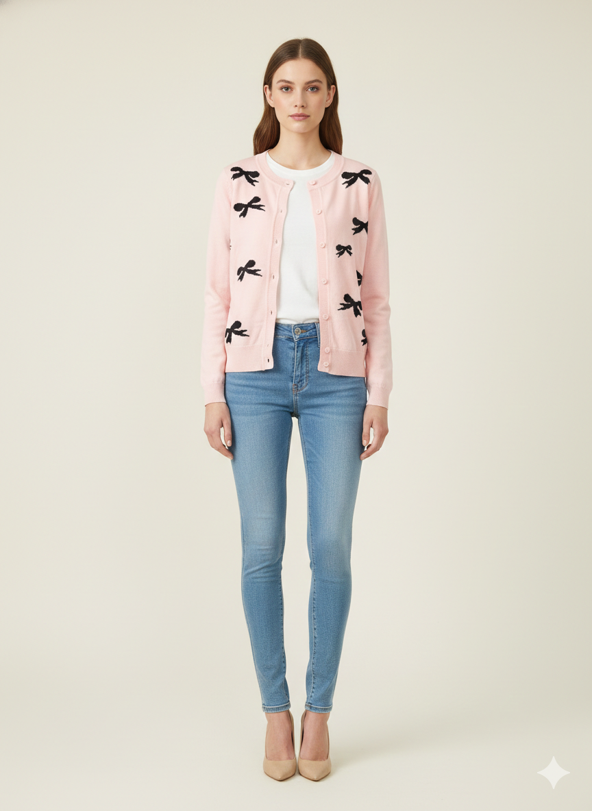 SOGNA COL BOWTIE CARDIGAN - 201134M