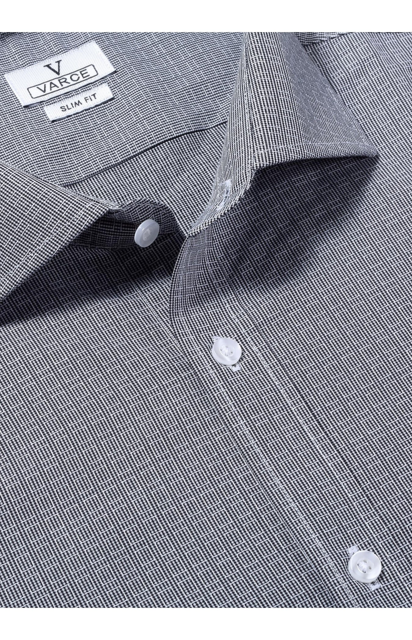 Pure Cotton Micro Texture Long Sleeve Shirt 1631