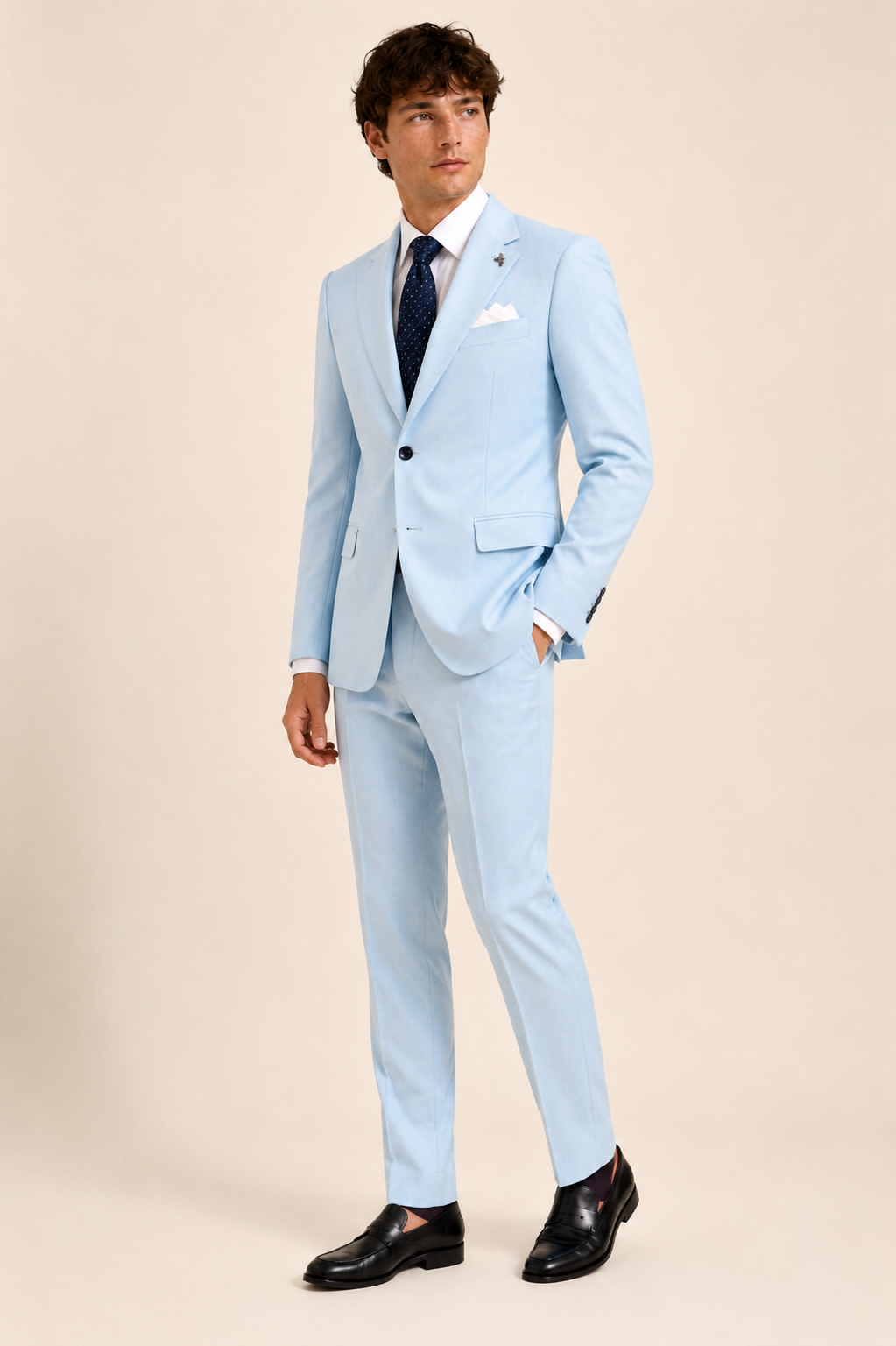 Stretch Tailored Suit Jacket ICE 50 1907