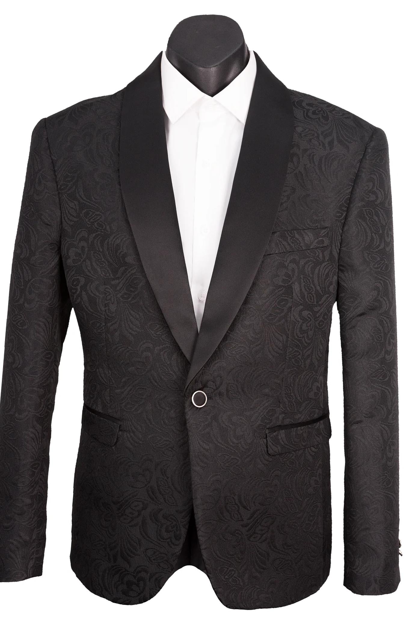 White Tuxedo Jacket 2056