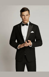 SOGNA COL MANS DINNER SUIT JACKET SATIN 1303