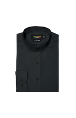 SOGNA COL Mandarin Collar Long Sleeve Classic Shirt 1035