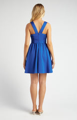 SOGNA COL V Waistline Detail Mini Dress SDR1725B