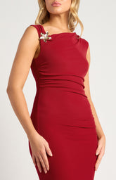 SOGNA COL Gold Buckle Star Fish Detail Jersey SDR1792B