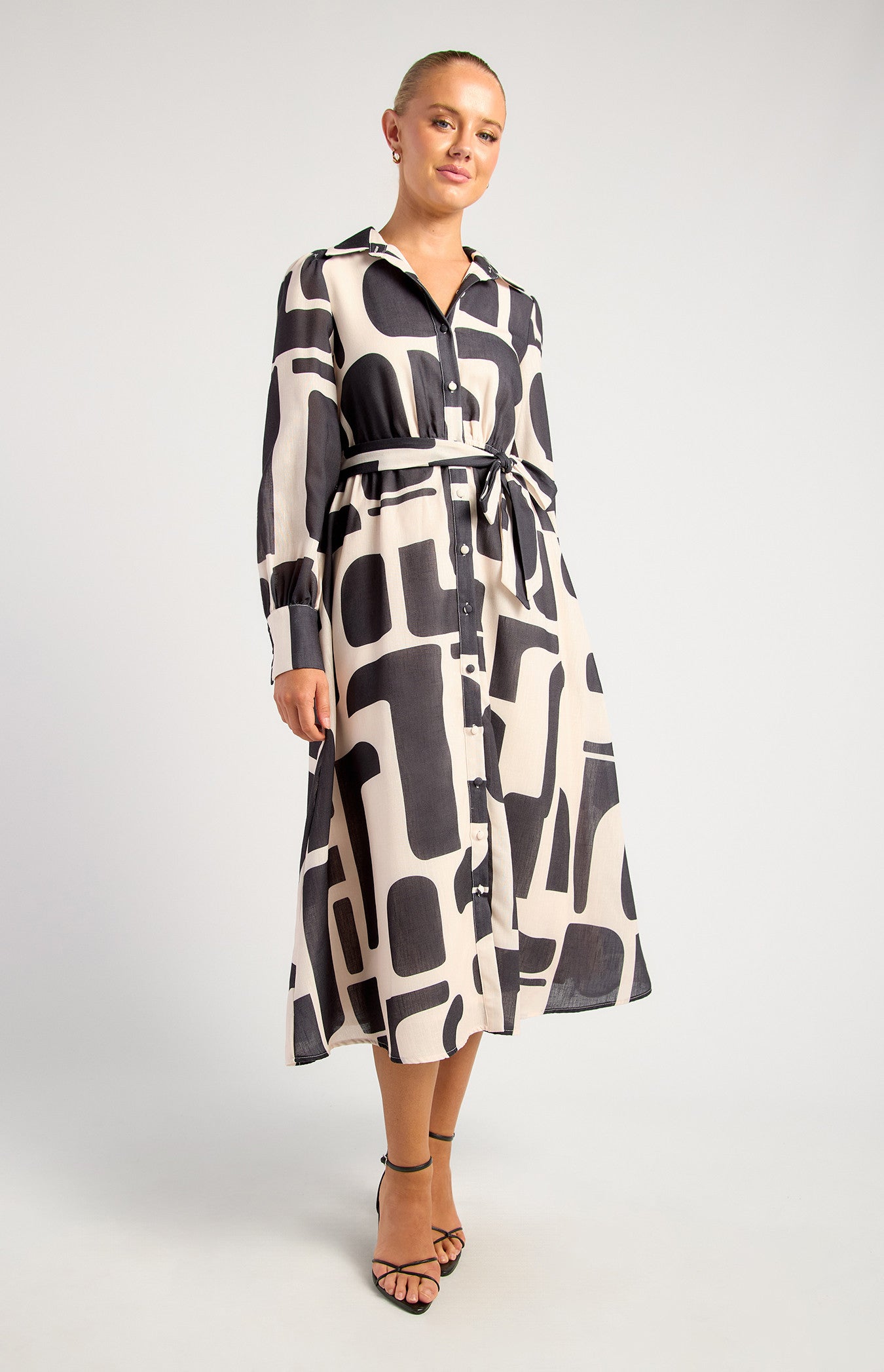 SOGNA COL GEOMETRIC DRESS - SDR1942A