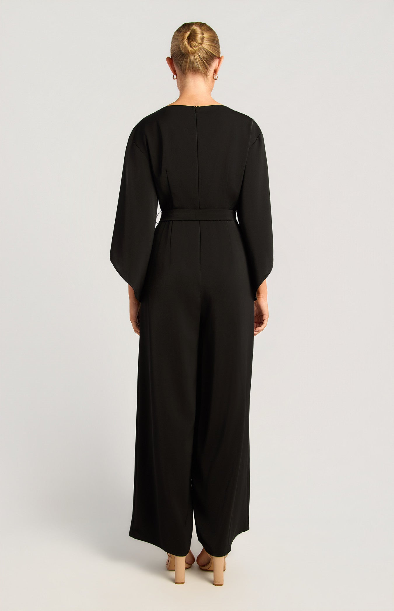 Buttoned Split Cape Jumpsuit SJP631A