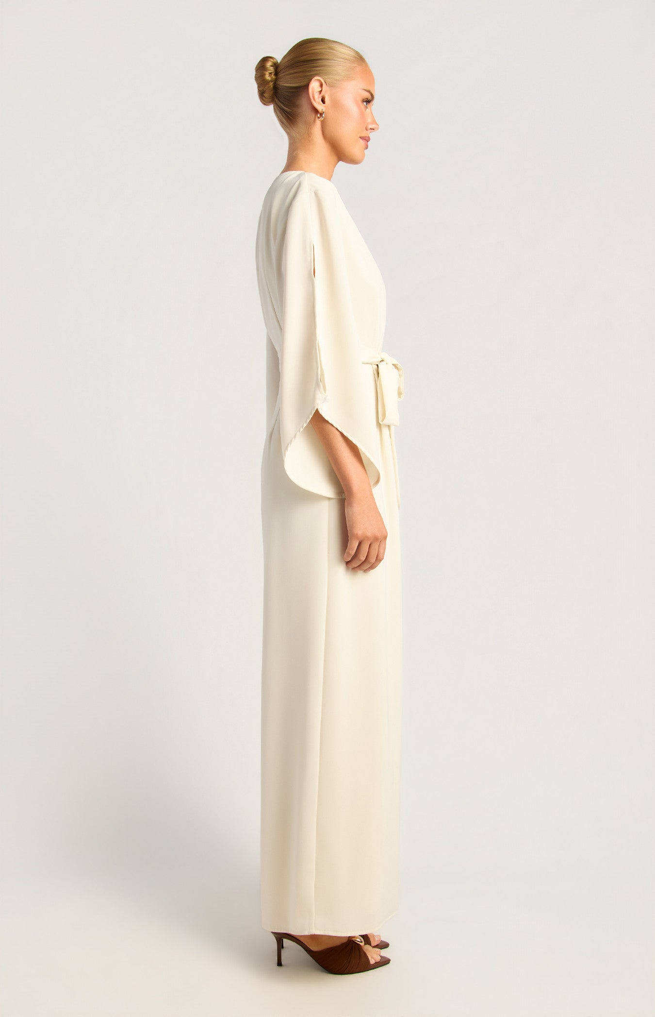 Buttoned Split Cape Jumpsuit SJP631A
