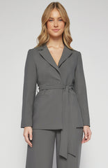SOGNA COL Collared Blazer with Pockets SJT394B