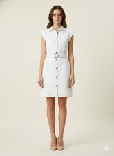 SOGNA COL Contrast Stitch Utility Dress SDR1907A