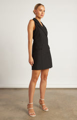 SOGNA COL Double Breasted Front Pocket Detail Blazer Dress WDR751B