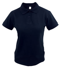 SOGNA Women's Slim Polo 100% Ring Spun 220Gsm Cotton Basic Ladies shirt