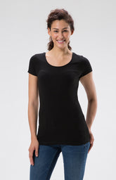 SOGNA Women's Slim T-Shirt 95% combed spandex