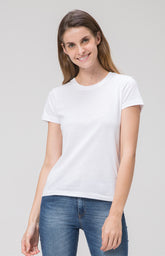 SOGNA Women's Slim 100% Ring Spun Cotton Base Tee
