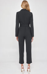 SOGNA COL SOGNA COL Blazer Jumpsuit with Belt SJP539A