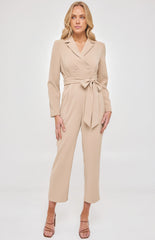 SOGNA COL SOGNA COL Blazer Jumpsuit with Belt SJP539A