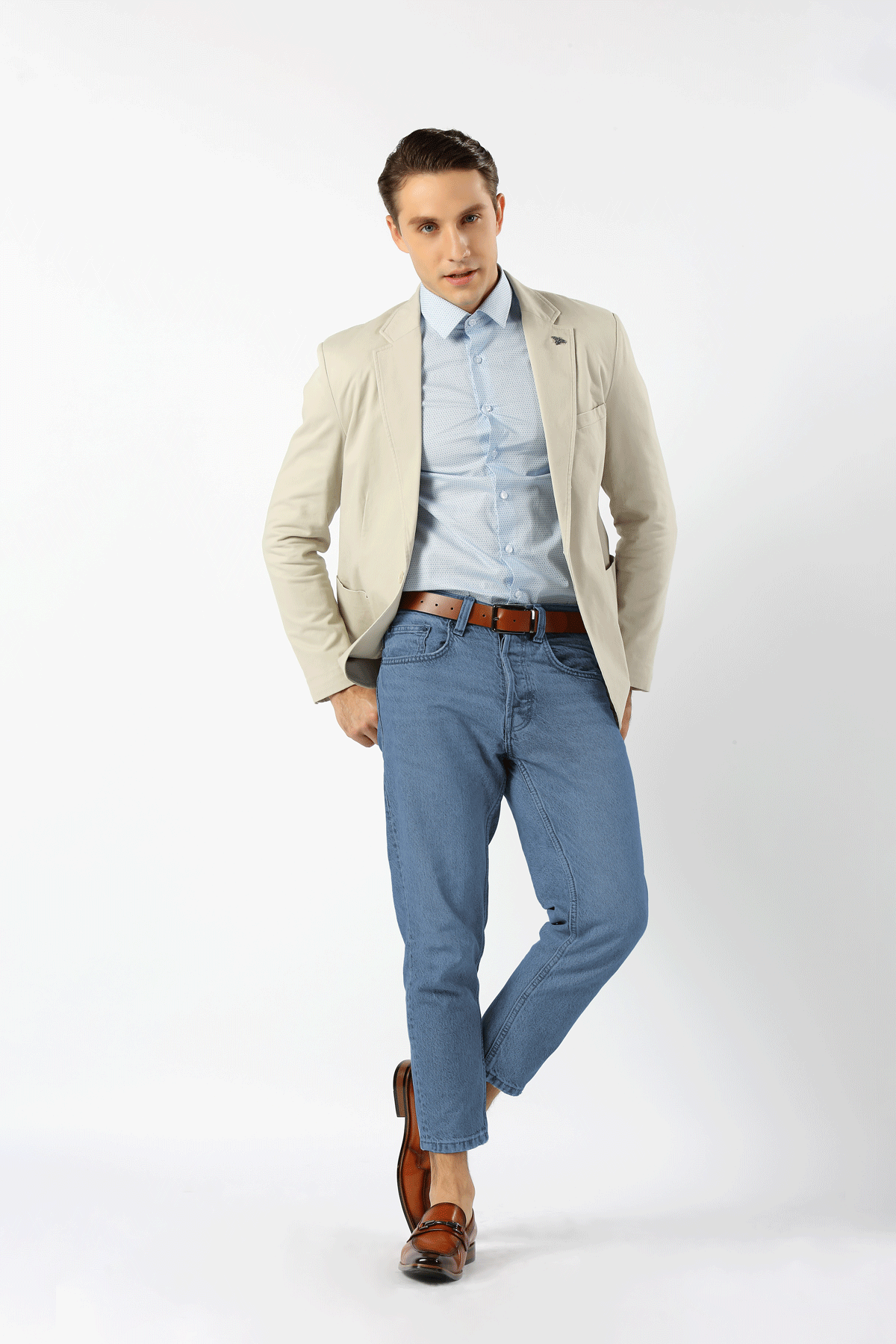 SONGA COL MEN'S PRO Stretch-Cotton Blazer 1609