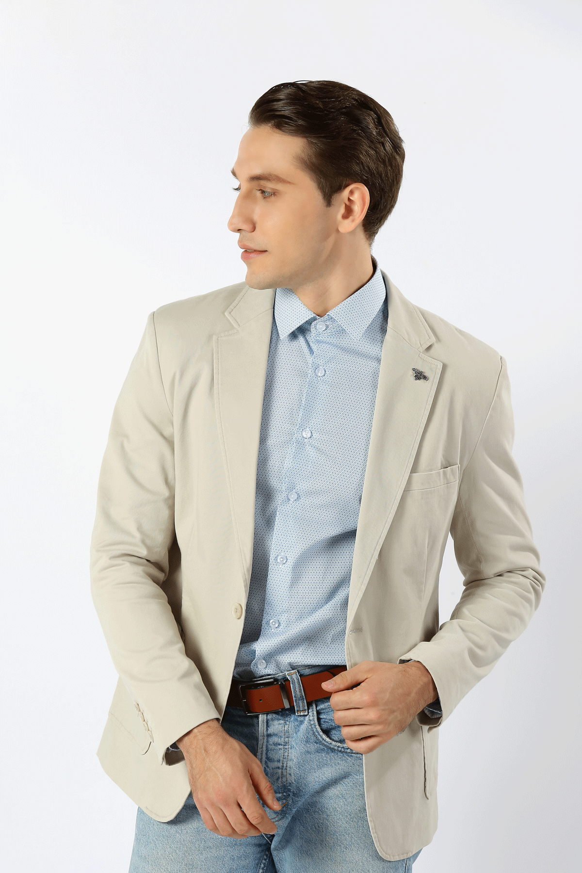 SONGA COL MEN'S PRO Stretch-Cotton Blazer 1609