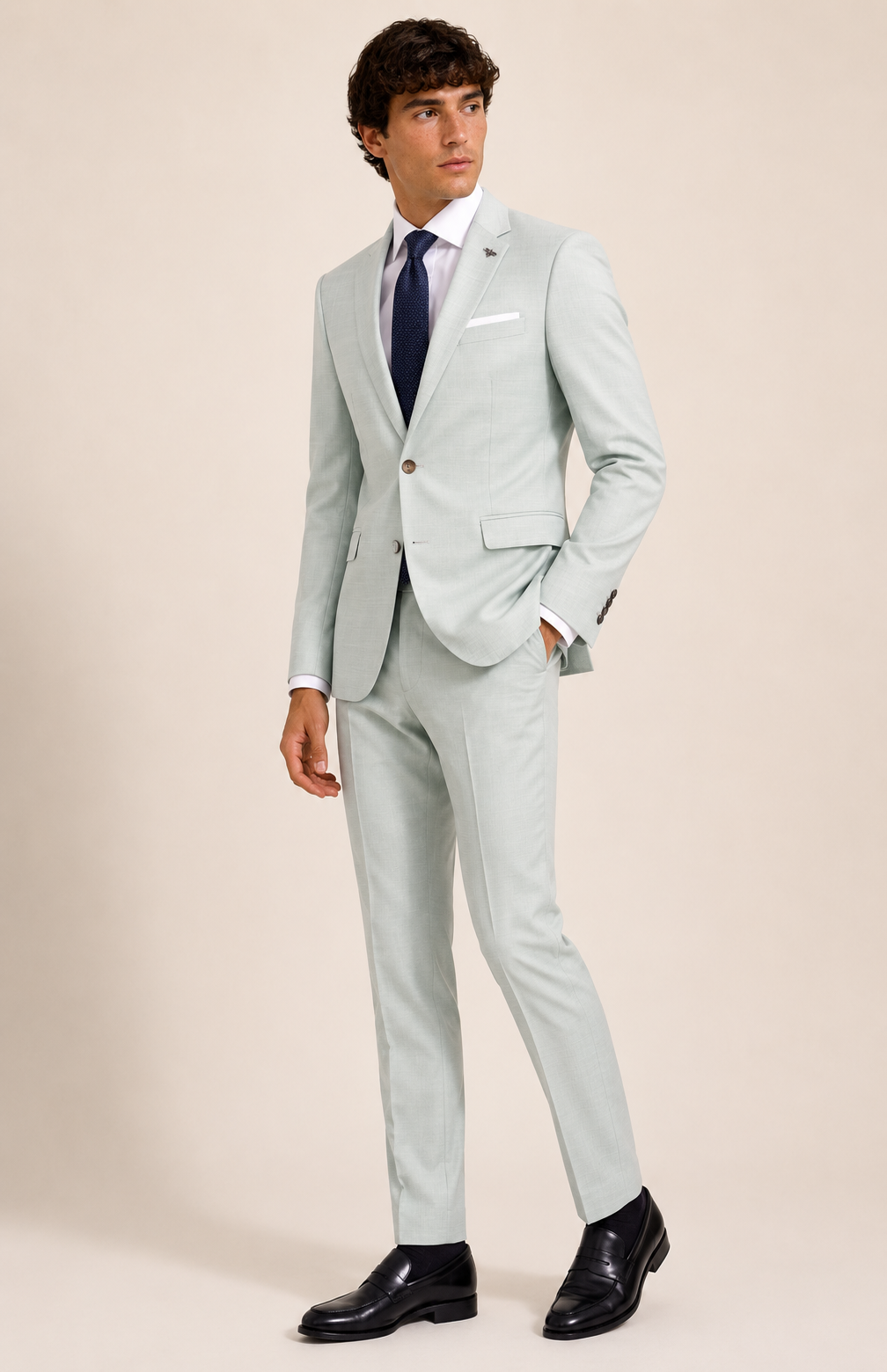 Stretch Tailored Suit Jacket Mint 51  1907