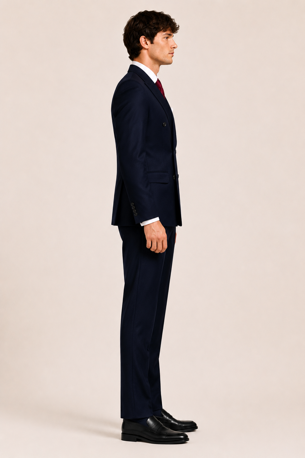 Tailored Col Double Breasted DB 110 Navy Jacket 5331 -12