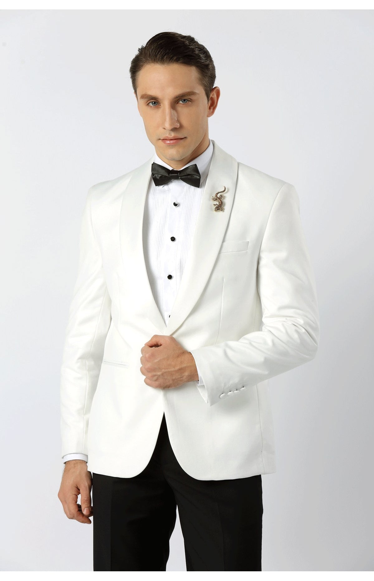 SOGNA COL PRO  Ivory Dinner Jacket — Fine Twill 2204