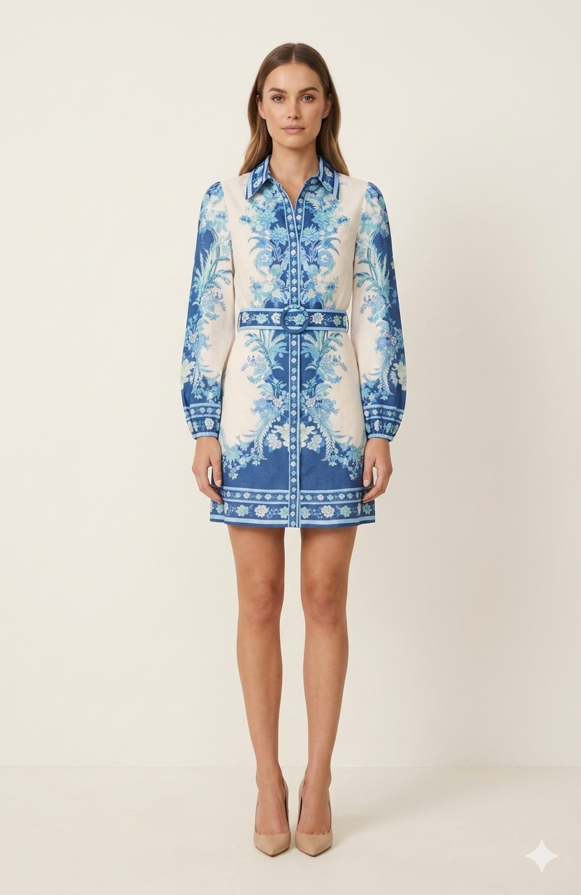 SOGNA COL PORCELAIN DRESS 01260021-1