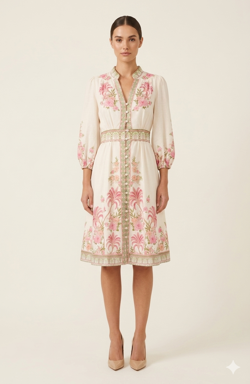 SOGNA COL BOTANICAL DRESS - 46251013-1