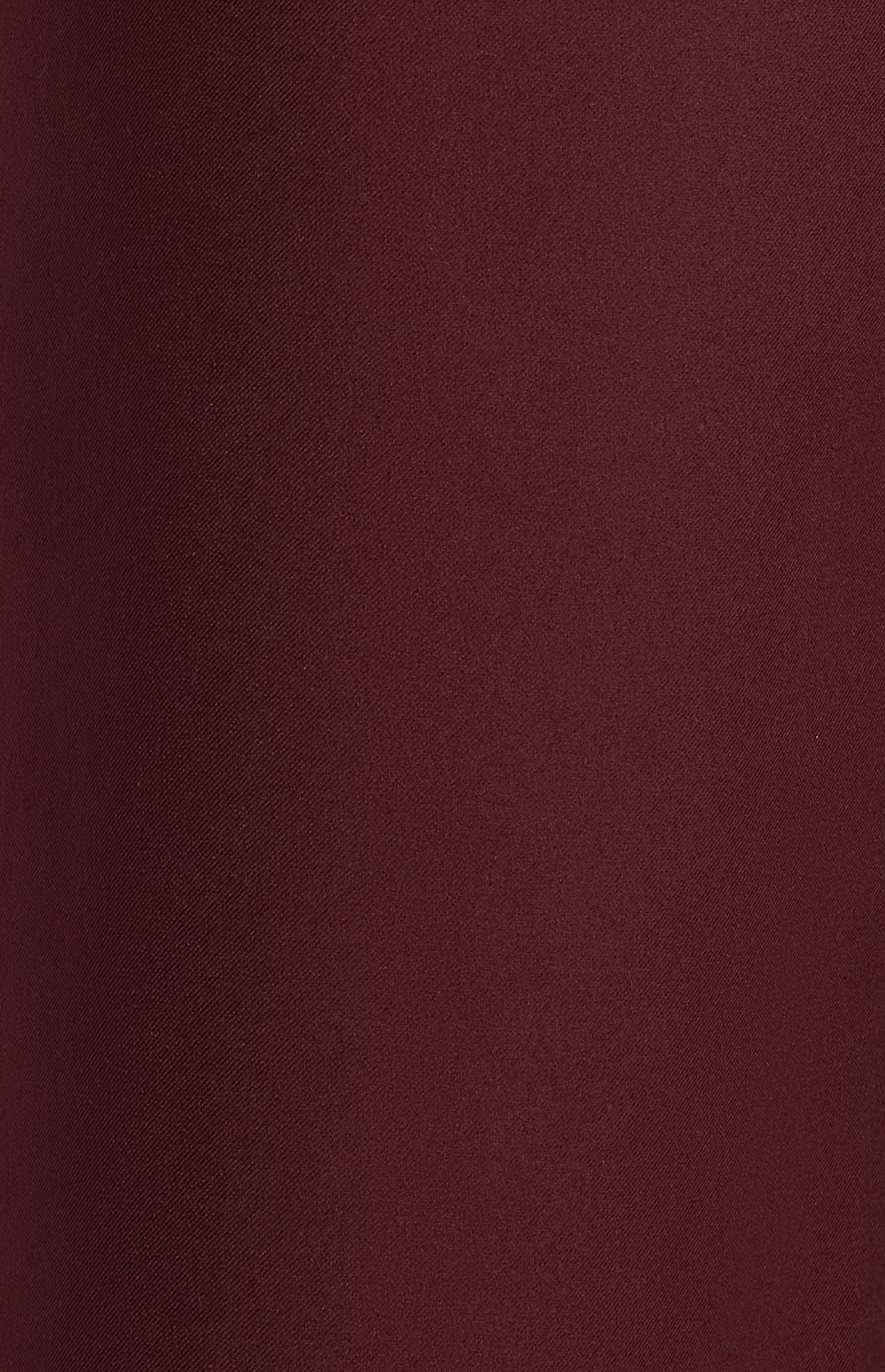 WPA361B burgundy high waist straight leg pants – front view