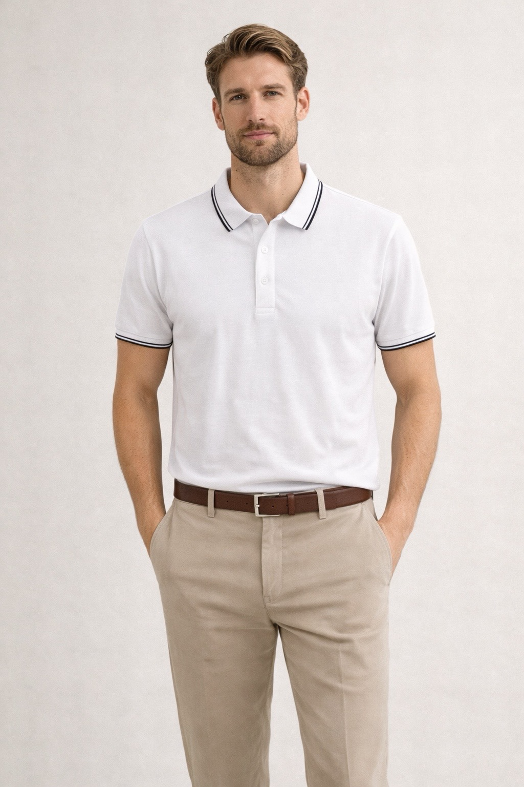 Modern Men's Trim Polo 222