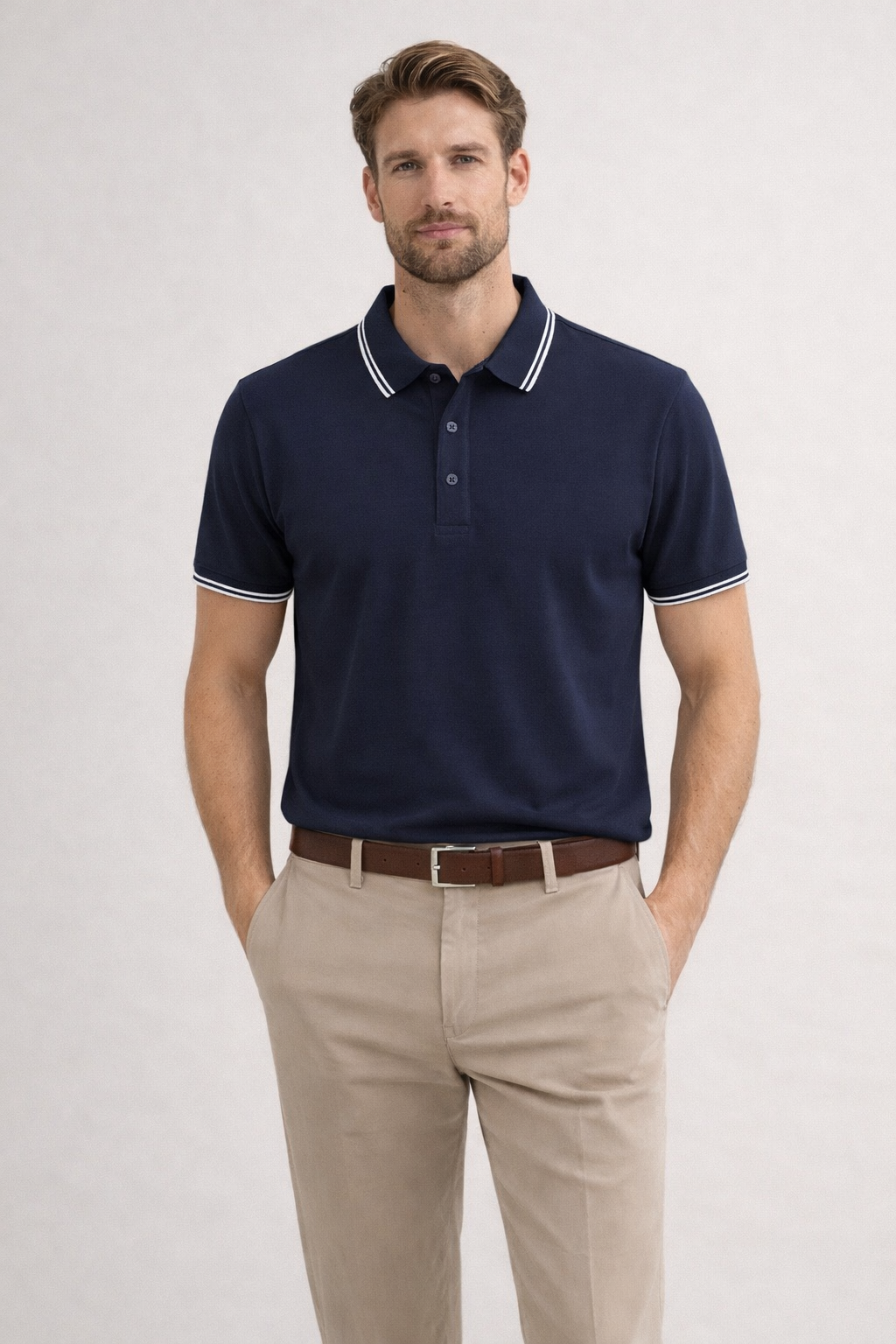 Modern Men's Trim Polo 222