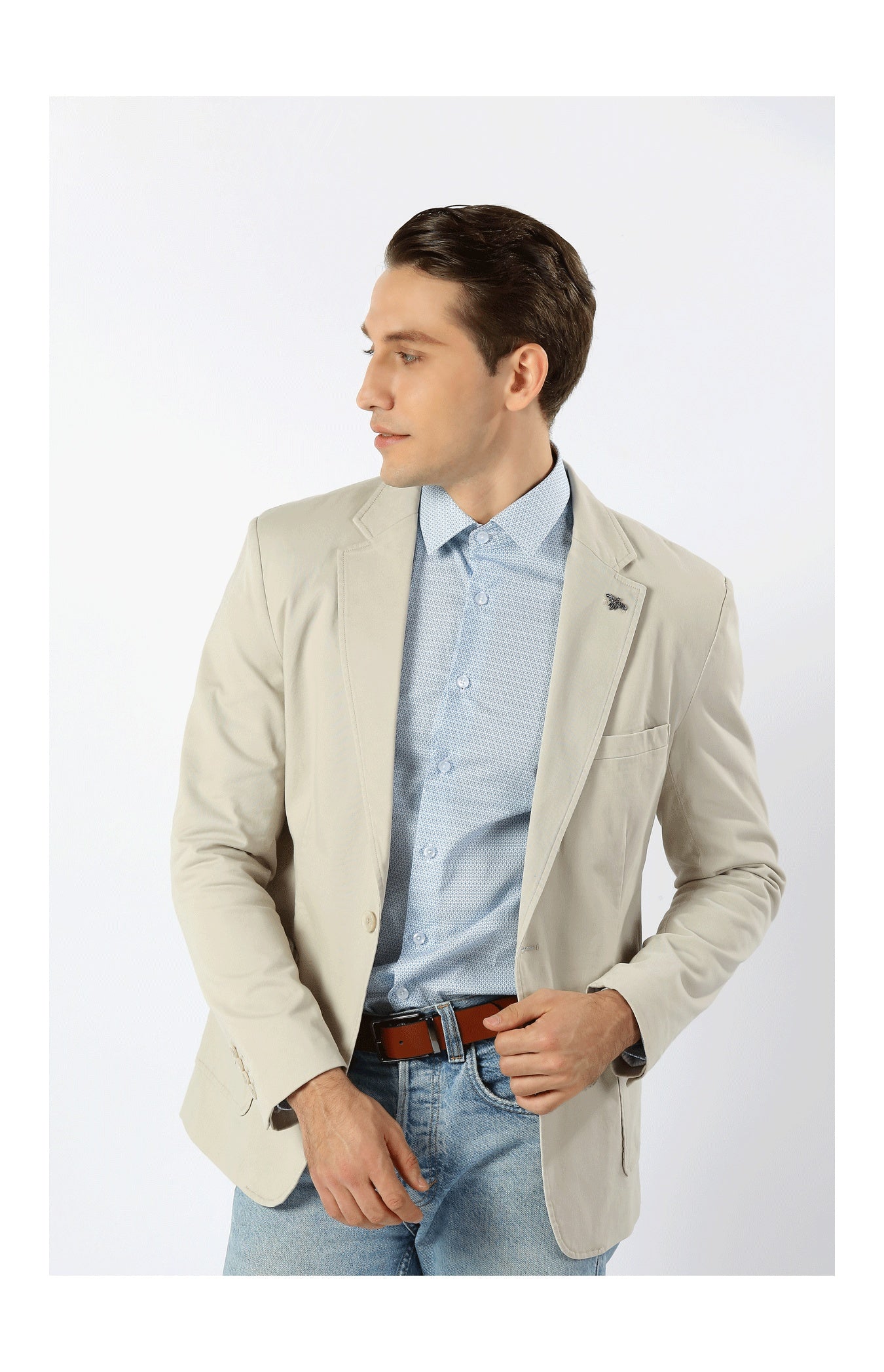 SONGA COL MEN'S PRO Stretch-Cotton Blazer 1609