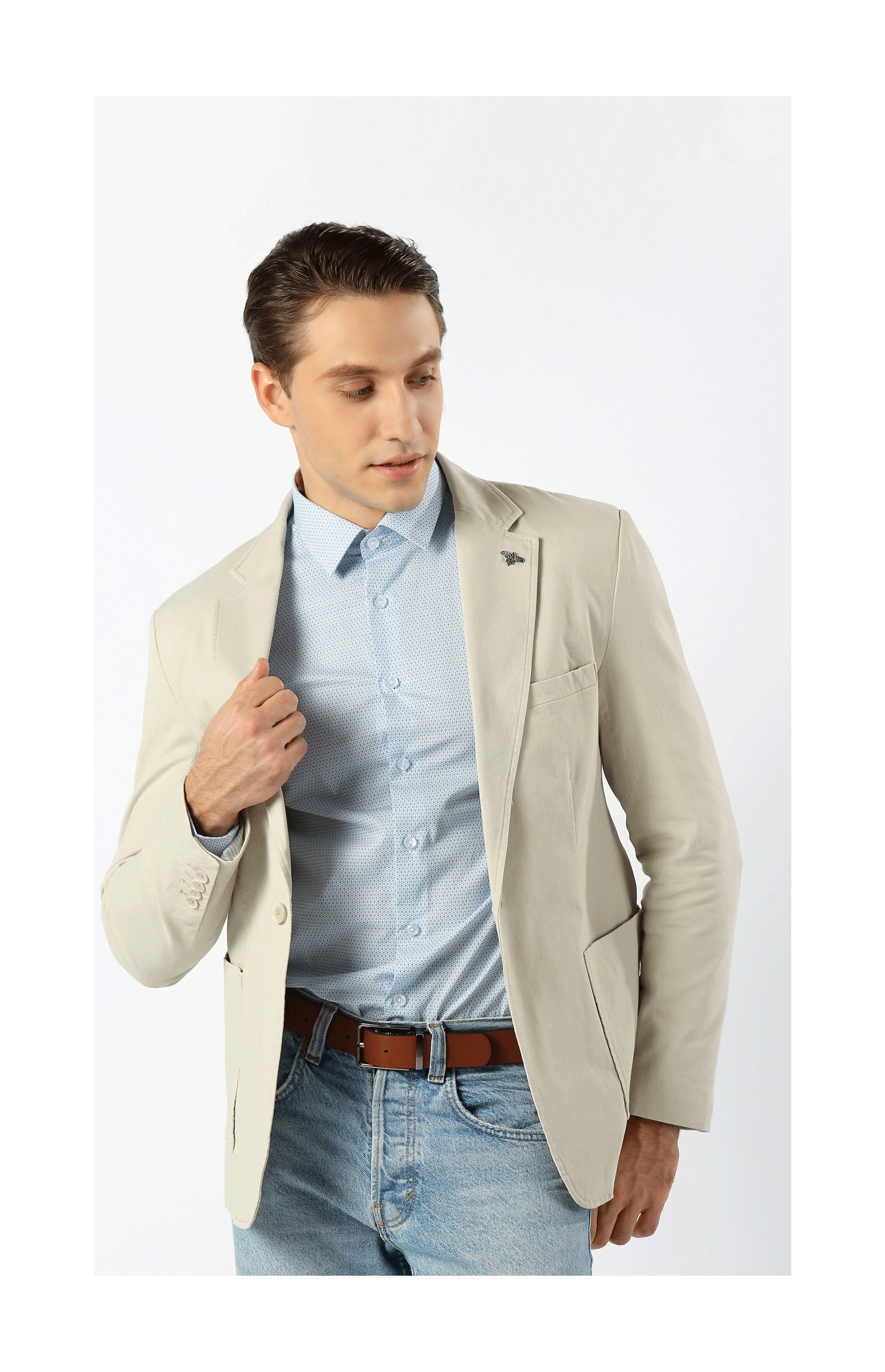SONGA COL MEN'S PRO Stretch-Cotton Blazer 1609