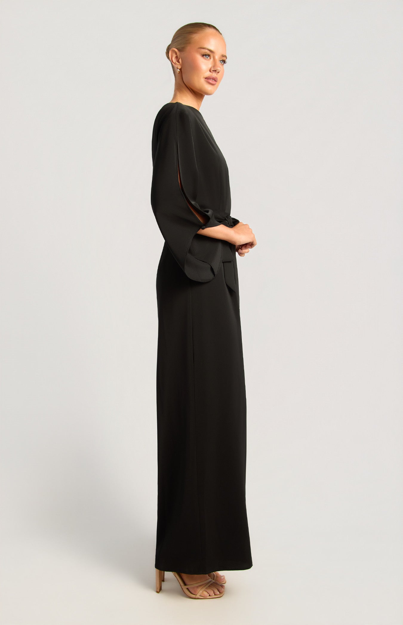 Buttoned Split Cape  Jumpsuit SJP631A
