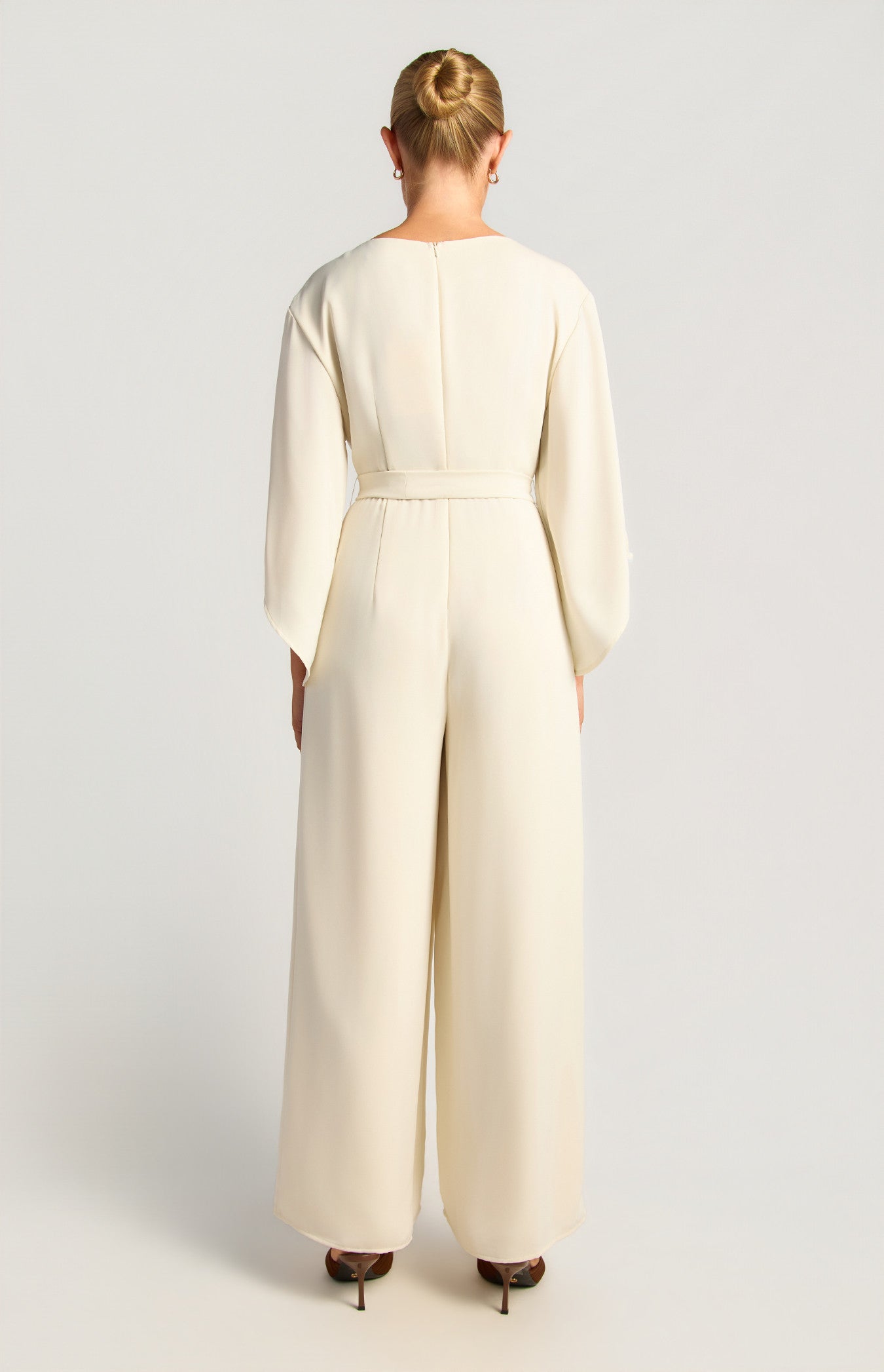 Buttoned Split Cape  Jumpsuit SJP631A