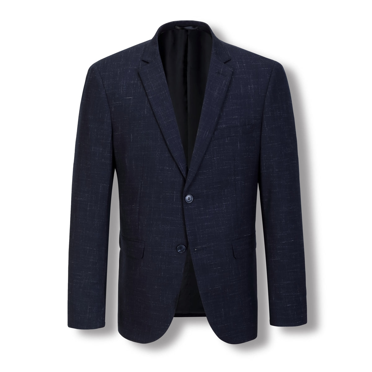 Tailored Suit Jacket 1908-2B in Navy. Original jacket product photograph.
