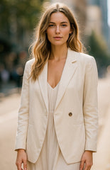 SOGNA COL LINEN JACKET 170322B