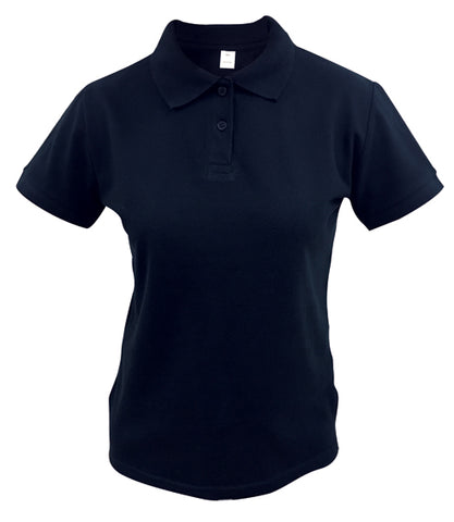 SOGNA Women's Slim Polo 100% Ring Spun 220Gsm Cotton Basic Ladies shirt