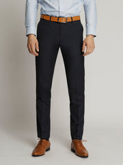 SOGNA COL Poly Wool Slim Fit Texture Trousers