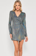 SOGNA COL  PARTY Dress with Wrap Front  WDR603A