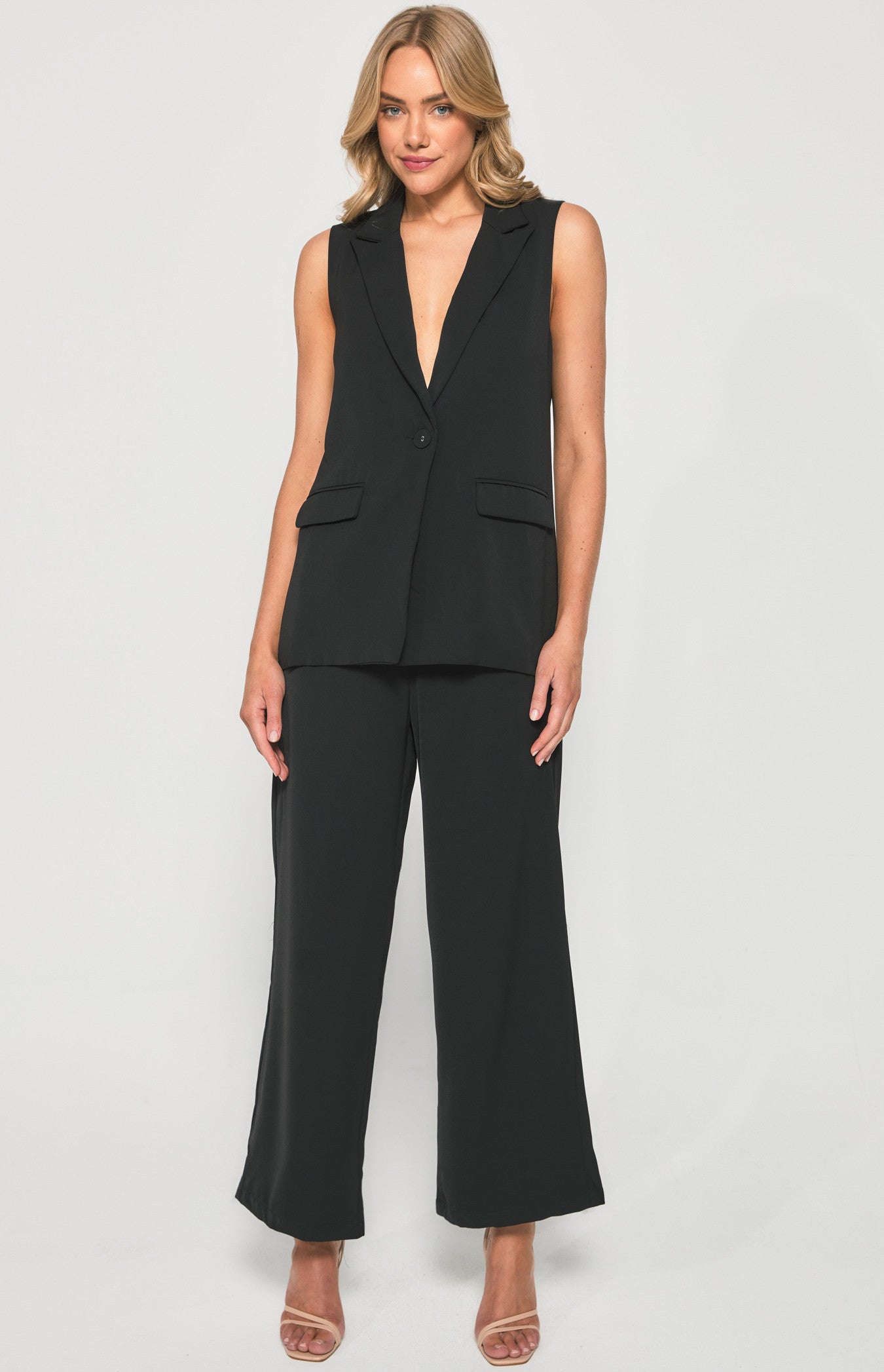 Sstyle F Blazer Vest WSE286B